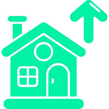 Bina simgesi. vektör illüstrasyonu