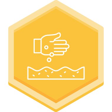 Modern bir simgenin vektör illüstrasyonu