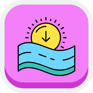 Modern simge renkli dünya seyahatinin vektör illüstrasyonu