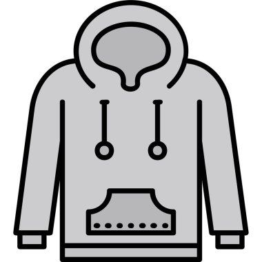 Ceket. Web simgesi basit illüstrasyon