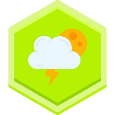 Bulut. Web simgesi basit illüstrasyon