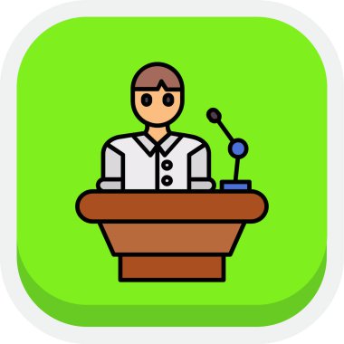 Öğretici Eğrisi Doldurulmuş vektör çizimi