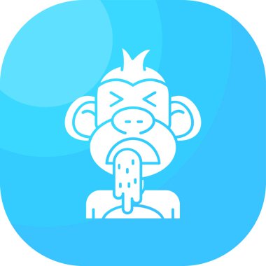 dil ile dışa doğru ifade vektör illüstrasyonu