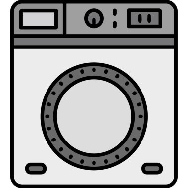 Tek bir izole kameranın vektör çizimi