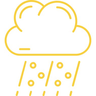 Hava durumu. Web simgesi basit illüstrasyon