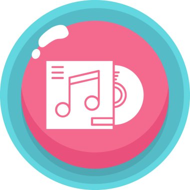 Müzik notası. Basit resimleme