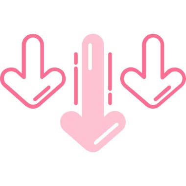 Kalp. Web simgesi basit illüstrasyon