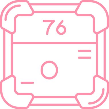 Bir takvim simgesinin vektör illüstrasyonu