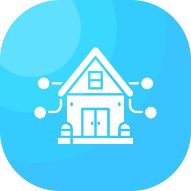 Ev simgesinin vektör illüstrasyonu