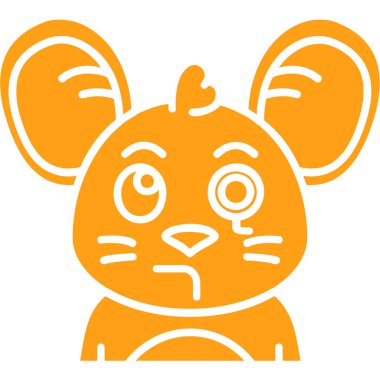 hayvan simgesi vektör illüstrasyonu