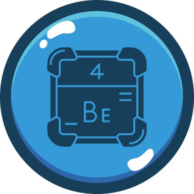 kimyasal formül vektör simgesi modern basit vektör illüstrasyonu