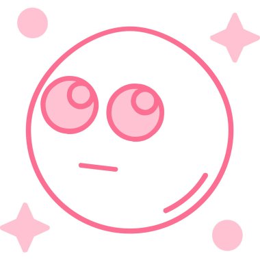 emoji. Web simgesi basit illüstrasyon