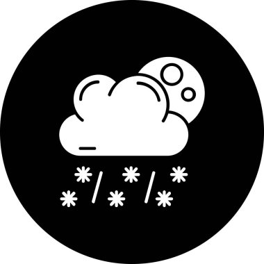 Kar simge vektör çizim