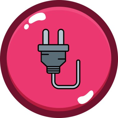 Dolgu simgesi vektör illüstrasyonu