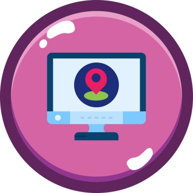 gps navigasyon konumu simgesi