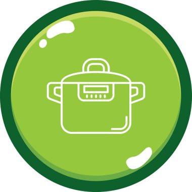 Tencerenin vektör illüstrasyonu