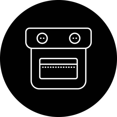 Modern simgenin vektör illüstrasyonu