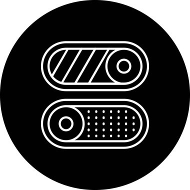 Bir b eksikliği simgesinin vektör çizimi