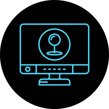 Projeniz için vektör bilgisayar simgesi