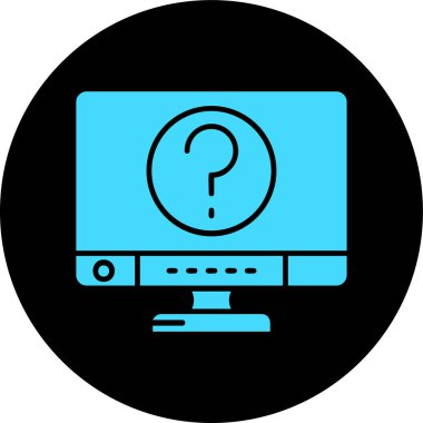 bilgisayar simgesi vektör illüstrasyonu