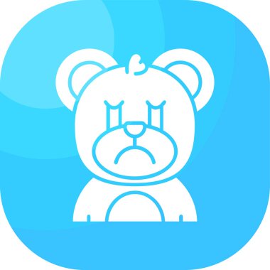 Hayvan ayı simgesi taslak biçiminde