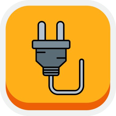 Tak simgesi, düz stil