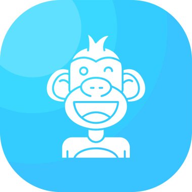 maymun ağı simgesi. vektör illüstrasyonu