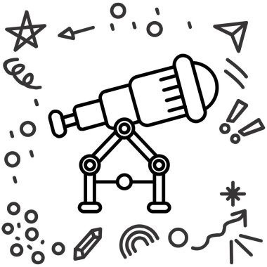 Beyaz arka planda izole edilmiş çizgi elektrikli robot el simgesi. Vektör çizimi. Yapay zeka, bulut hesaplama, teknoloji konsepti. Renkli taslak konsepti. vektör