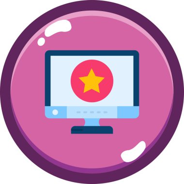 Ağ. Web simgesi basit illüstrasyon