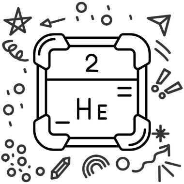 çizgi radyoaktif sembol simgesi beyaz arkaplanda izole edildi. Radyoaktif zehirli sembol. Radyasyon işareti. Renkli taslak konsepti. vektör.