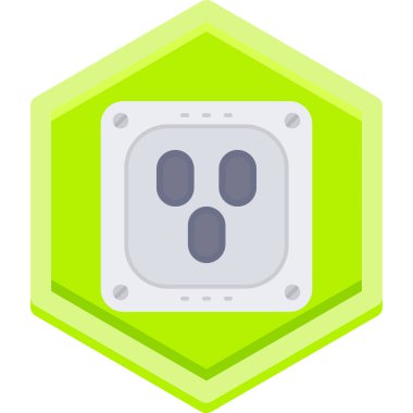 soket simge vektör çizim