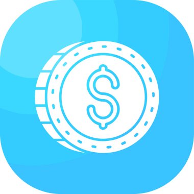 Dolar simgesi vektör illüstrasyonu