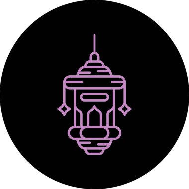 Fener simgesinin vektör illüstrasyonu