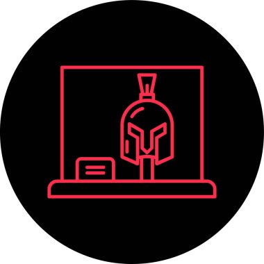 Bilgisayar vektör çizim simgesi