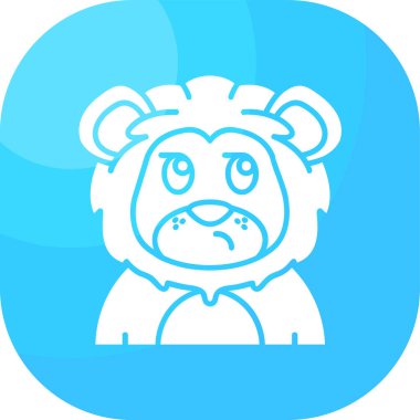 Yüzünde sevimli bir ifade olan sevimli bir ayı. Çizgi film karakteri. düz tasarım biçimi