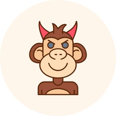 Vektör çizimi, sevimli çizgi film karakteri.