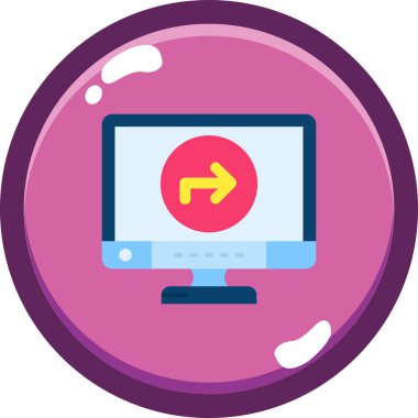 Web simgesi vektör illüstrasyonu