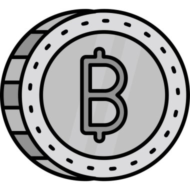 bitcoins para kripto para birimi simgesi - taslak biçimi
