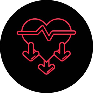 kalp simgesi modada izole edilmiş arkaplan