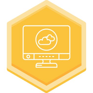 Bulut hesaplama. Web simgesi