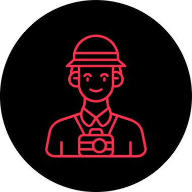 Bir kadın ve erkeğin vektör çizimi