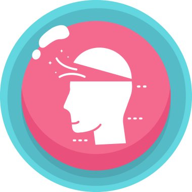 Maskeli bir kadının vektör çizimi