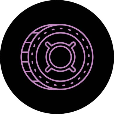 Modern simgenin vektör illüstrasyonu