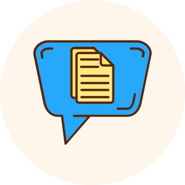 Yapılacaklar listesi vektör illüstrasyonlu konuşma balonu