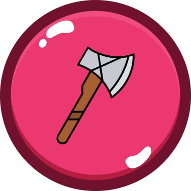 Çizgi film simgesinin vektör çizimi