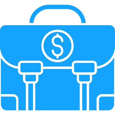 evrak çantası ikonu vektör illüstrasyonu