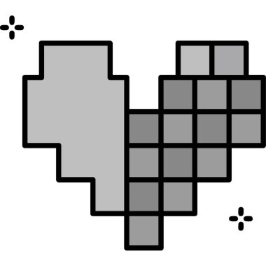 piksel kalp piksel sanatı