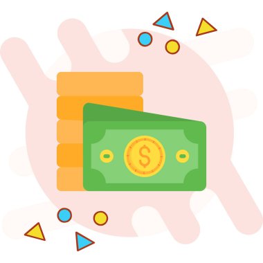 Para nakit ikon vektör illüstrasyonuyla el ele tutuşması