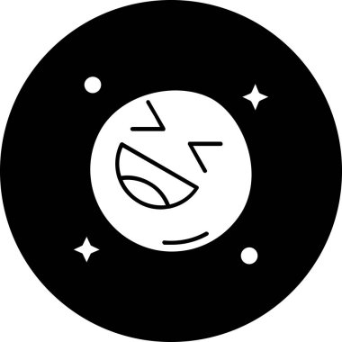 Astronomi simgesi, vektör illüstrasyonu