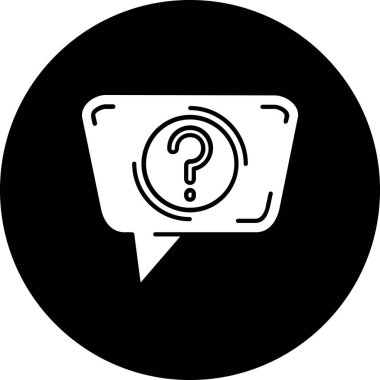 Kabarcık sohbet simge vektör çizim